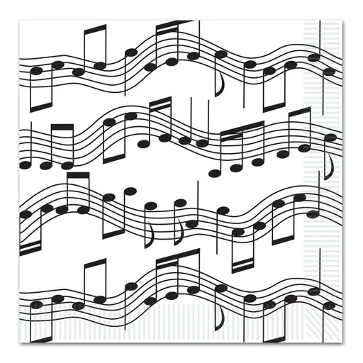 Musical Note Luncheon Napkins 16/PK