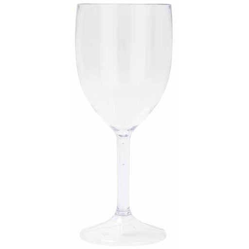 Clear Reusable Wine Glasses, 2 Pack