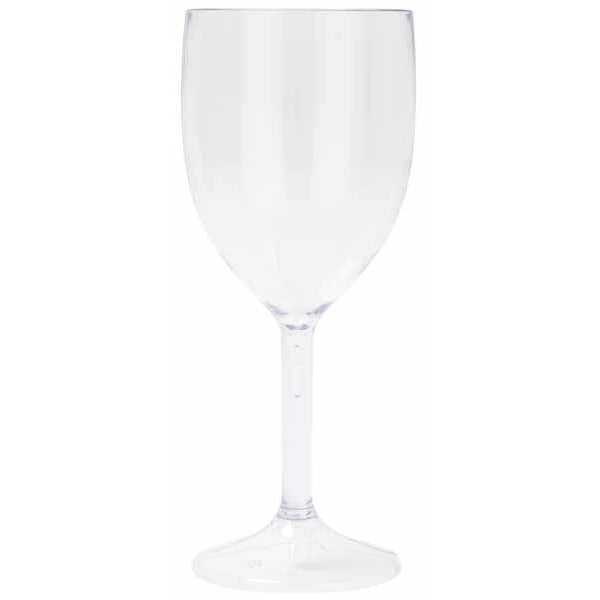 Clear Reusable Wine Glasses, 2 Pack