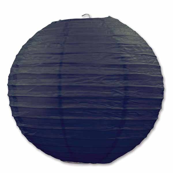 PAPER LANTERNS 9½" " (3/PKG) BLACK