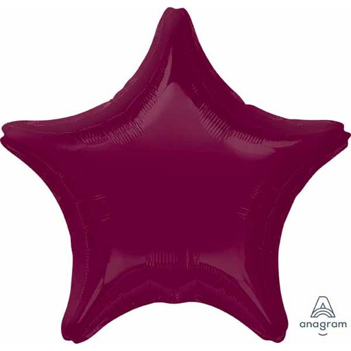 19-Inch Berry Star Foil Balloon