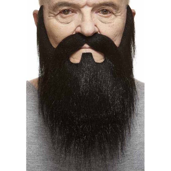 MOUSTACHE & BEARD BLACK 25 X31 CM