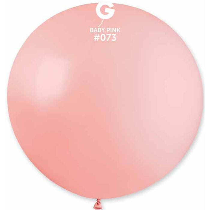 31" Baby Pink Balloon By Gemar (#073) - 1/Bag