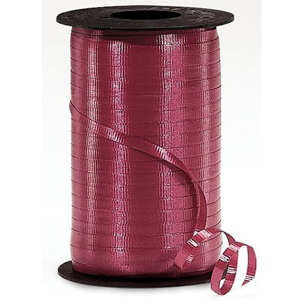 Burgundy Marsala Curling Ribbon, 500 Yards