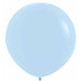 Sempertex 36-Inch Pastel Matte Blue Latex Balloons, 2 Pack