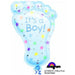 32" Its A Boy Foot Foil Balloon (P35 Package)