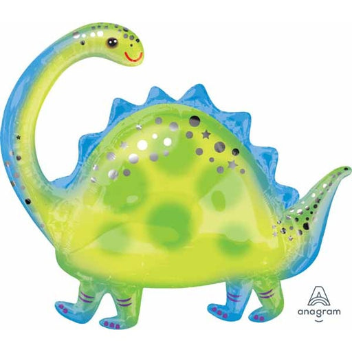 32-Inch Stegosaurus Shaped Foil Balloon