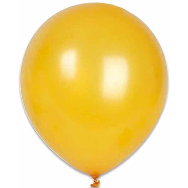 Trico Gold 12-Inch Latex Balloons, 50 Pack