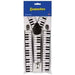 Piano Keyboard Suspenders, 1 Pair