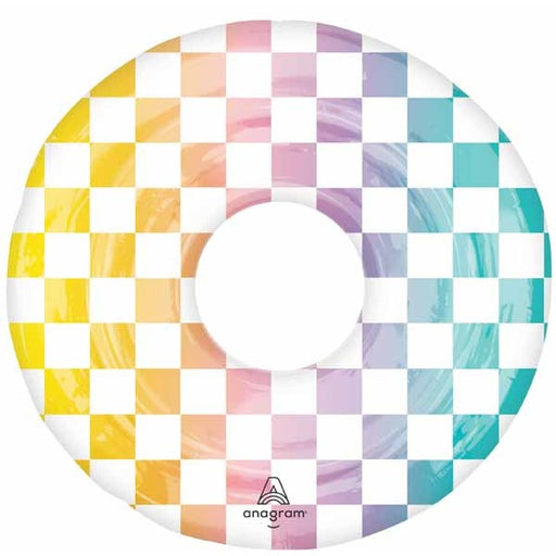 Pastel Beach Tube 27 Inch Shaped Foil Balloon