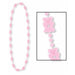 33" Pink Teddy Bear Beads - 1 Cd