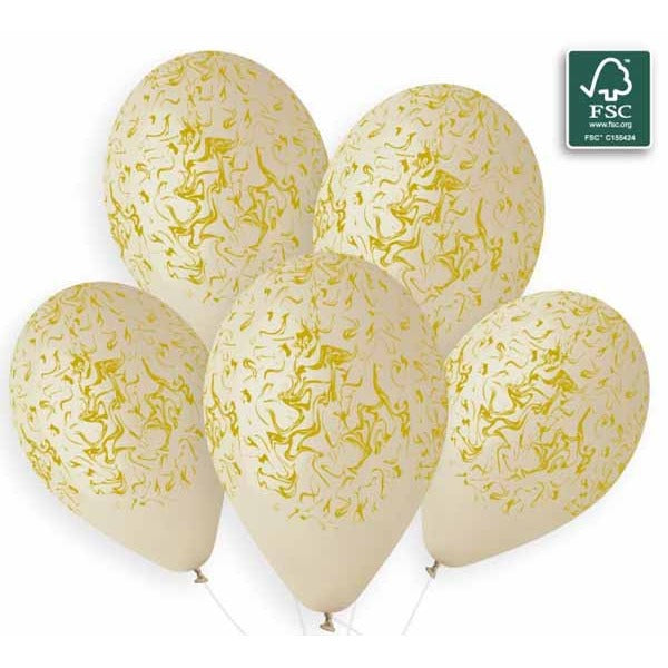 GEMAR 13" MARBLE LATTE GOLD INK 50/BG