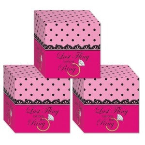 Bachelorette Party Favor Boxes, 3 Pack