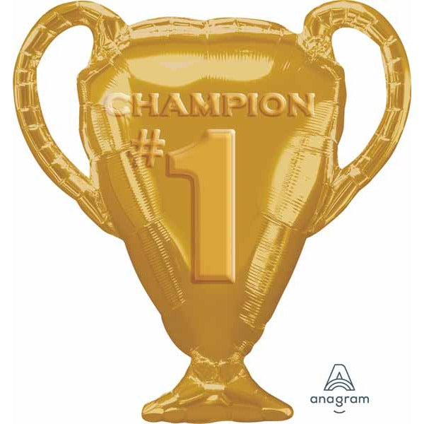 Gold Trophy 28-Inch Foil Balloon