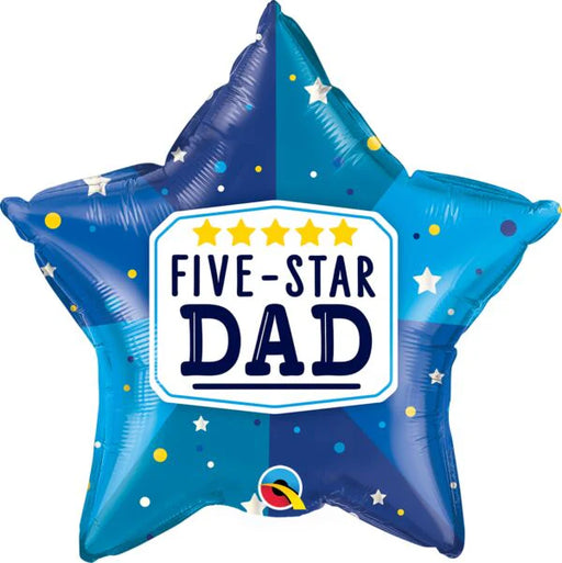 Five Star Dad 20″ Balloon (5/Pk)