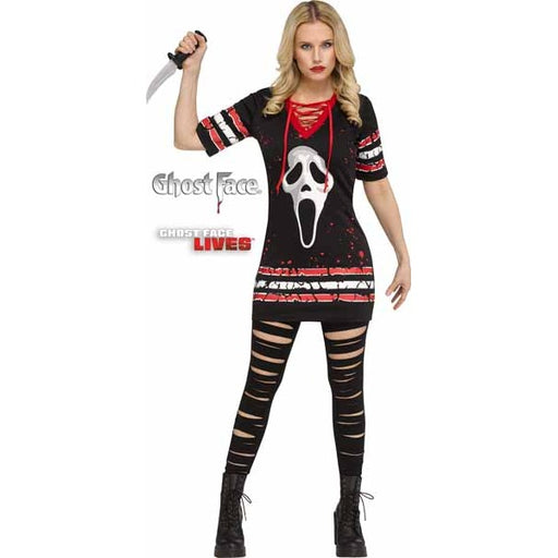 Ghost Face Adult Dress Costume, Small 4-6