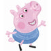George Pig Peppa Pig Shaped Foil Balloon, 24 Inch