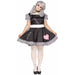 Women's Plus Size Broken Doll Costume, 16W-20W