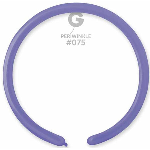 Gemar 160 Periwinkle #075 Twisting Balloons, 50 Pack