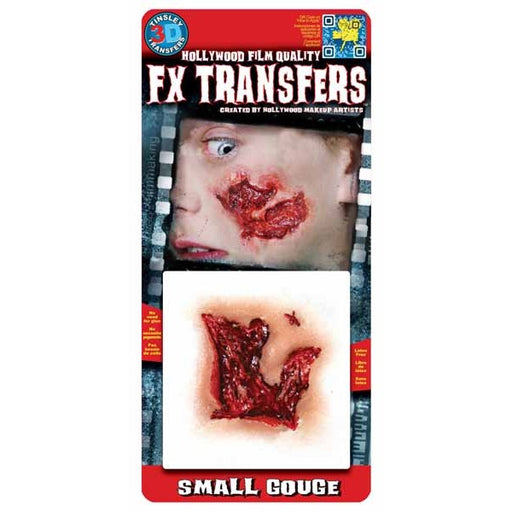 Tinsley Transfers Small Gouge 3D FX Makeup Transfer