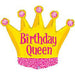 "36" Birthday Queen Foil Balloon (C)"