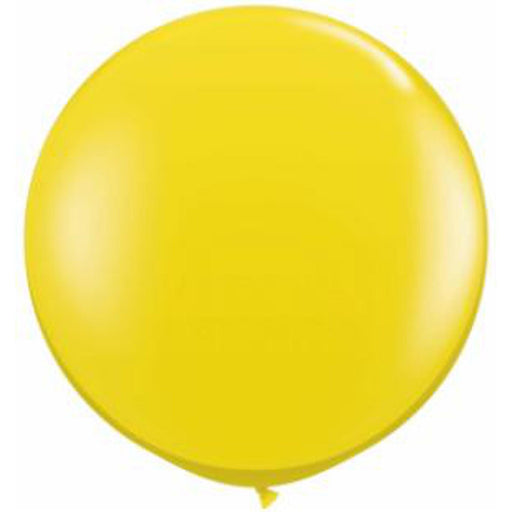 36" Citrine Yellow Latex Balloons - Pack Of 2 (Qualatex)