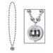 "36 Inch Disco Ball Beads With Funky Medallion"