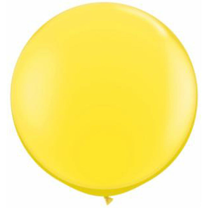 36" Qualatex Latex Yellow Balloons 2-Pack