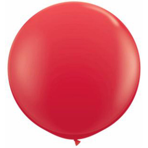 36" Qualatex Red Latex Balloons (Pack Of 2)