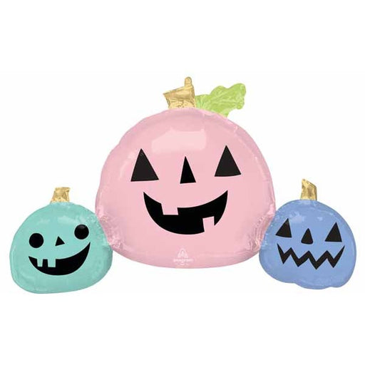 Pastel Halloween Pumpkin 35-Inch Foil Balloon