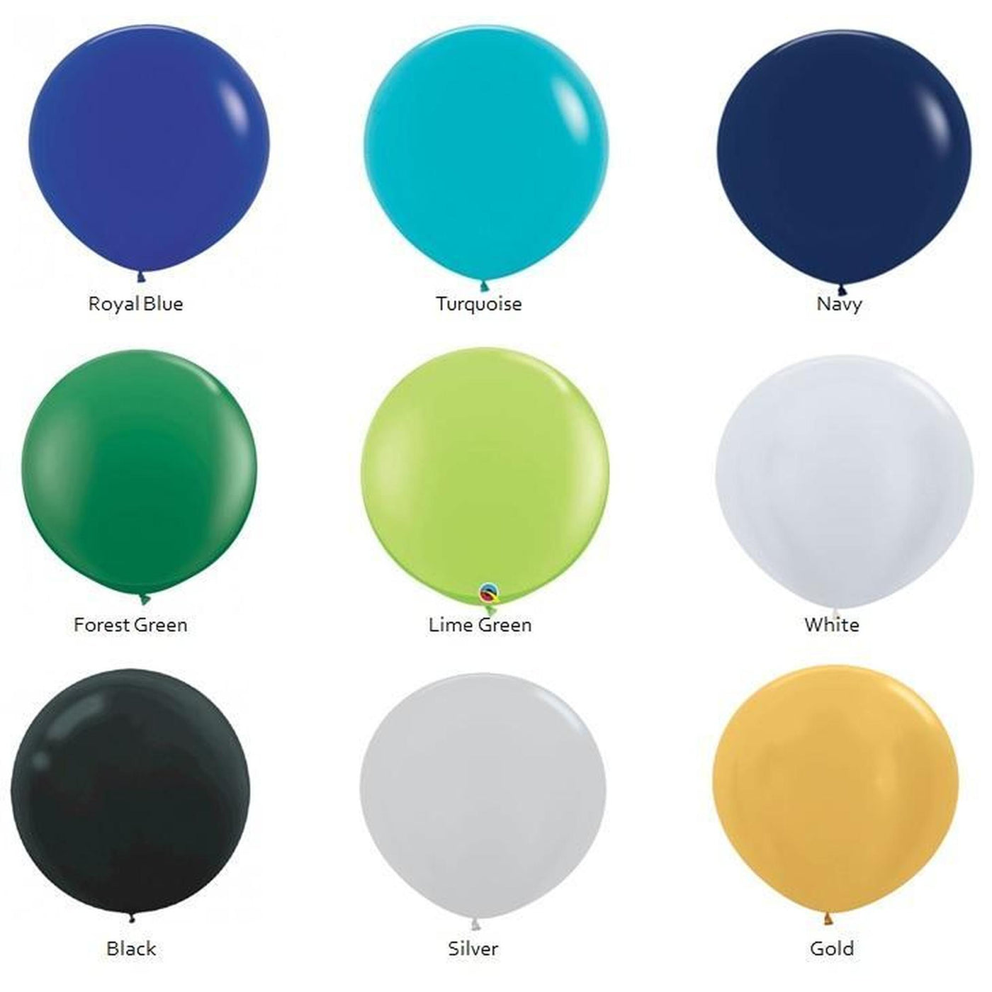 36-inch Latex Balloons — Shimmer &amp; Confetti