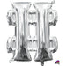 16-Inch Silver Hashtag Foil Balloon