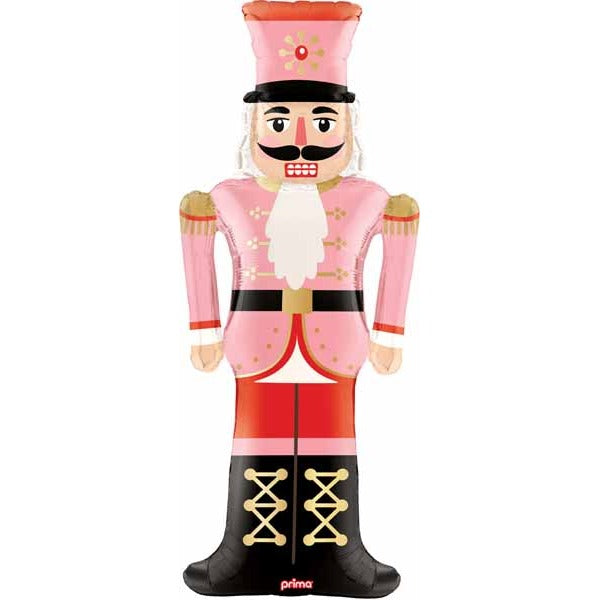 Prima Pink Nutcracker Foil Balloon, 47 Inch