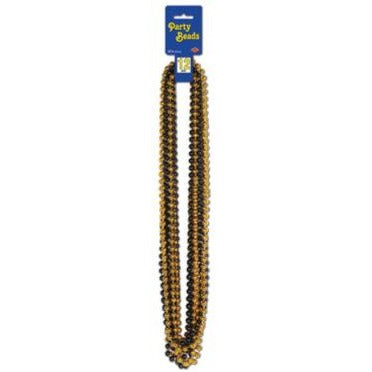 PARTY BEADS BLACK/GD
