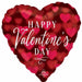 Romantic Glow 18-Inch Heart Foil Valentine's Day Balloon