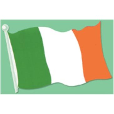 18-Inch Irish Flag Cutout