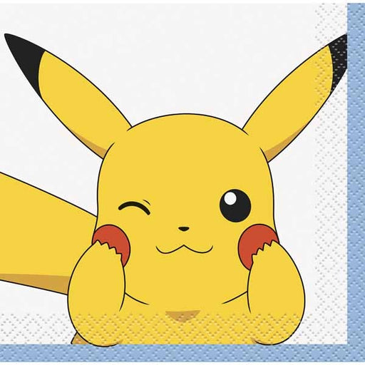 Pokémon Beverage Napkins, 16 Pack