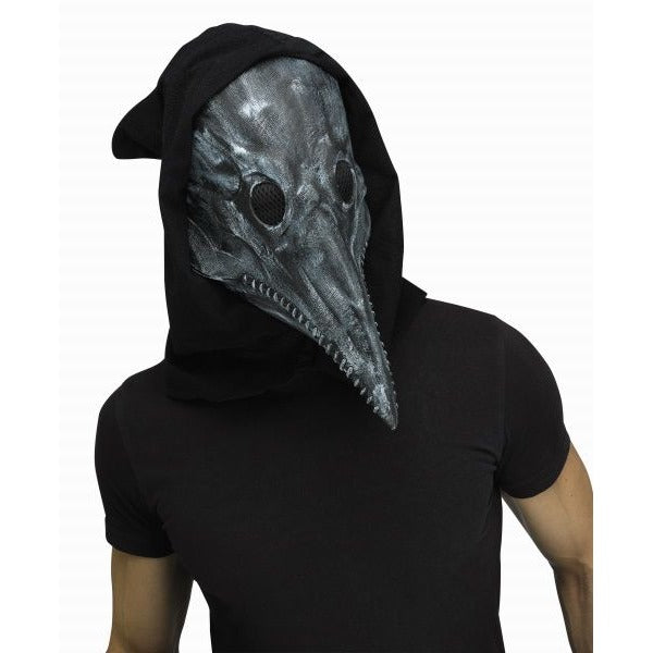 Grey Plague Doctor Costume Mask