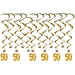 50th Anniversary Whirls Hanging Decorations, 12 Count