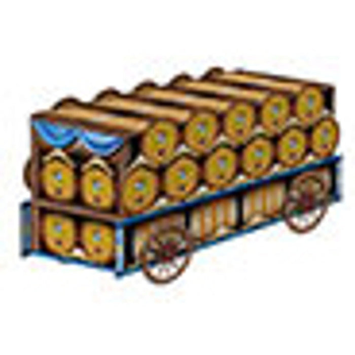 "3-D Beer Wagon Centerpiece - 5 X 9 Inches"