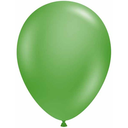 TUFTEX 11-Inch Metallic Green Latex Balloons, 100 Count