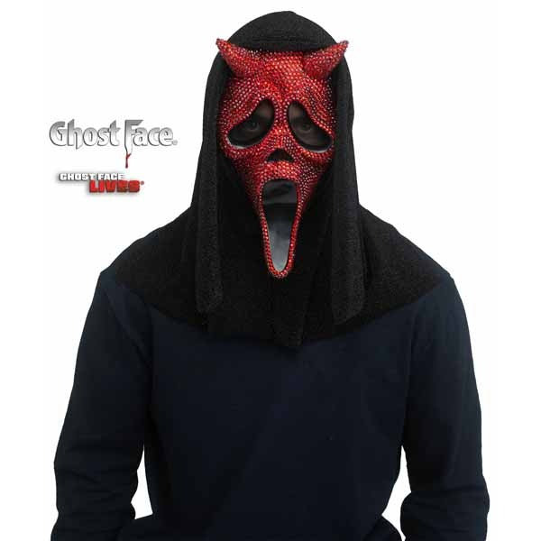 Ghost Face Devil Bling Mask