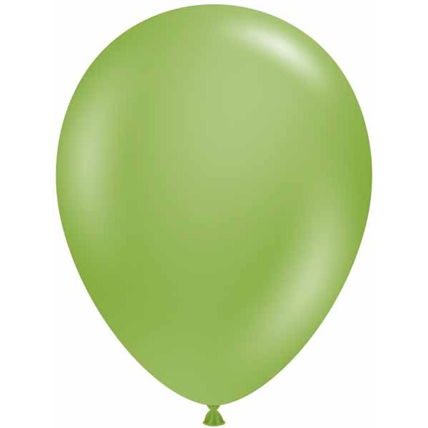 TUFTEX 17-Inch Fiona Green Latex Balloons, 50 Count