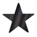 20 Inch Black Die-Cut Foil Star Decoration