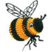 8-Inch Art Tissue Bee Decoration