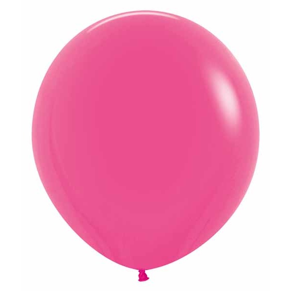 Sempertex Neon Fuchsia 18-Inch Latex Balloons, 25 Count