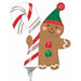 Gingerbread Man Mini Shape Foil Balloon