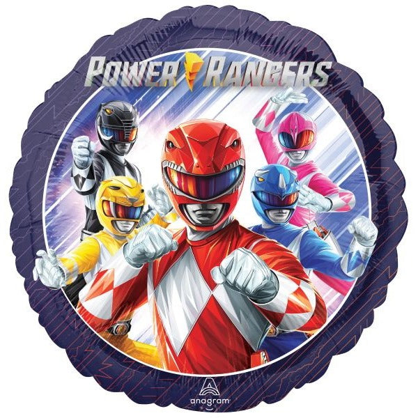 Power Rangers 18-Inch Round Foil Balloon