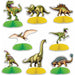 DINOSAUR MINI CENTER PIECES 8/PKG 4"-6"