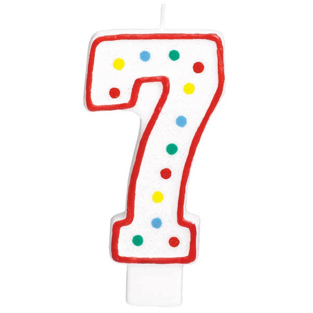5-Inch Number 7 Birthday Candle